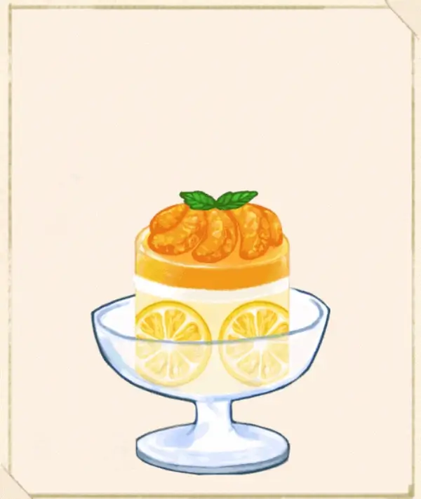 洋菓子店ローズ：図鑑536「柑橘のババロア」