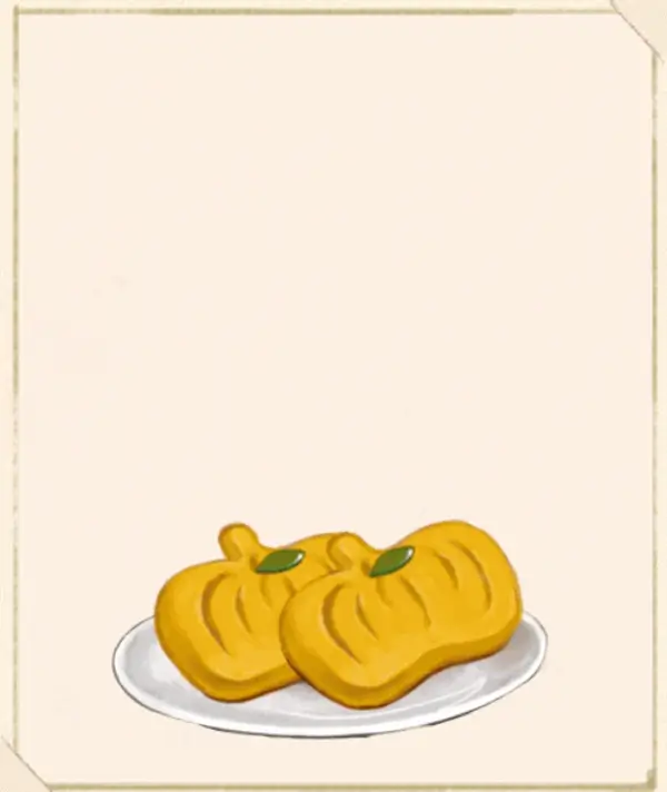 洋菓子店ローズ：図鑑080「かぼちゃクッキー」
