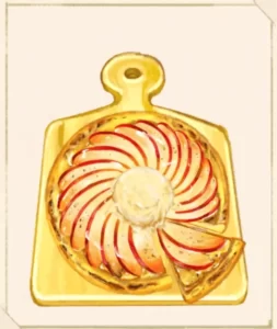 洋菓子店ローズ：図鑑492「りんごとバニラのピザ」