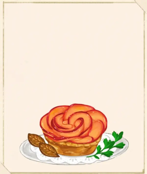 洋菓子店ローズ：図鑑515「薔薇のアップルパイ」