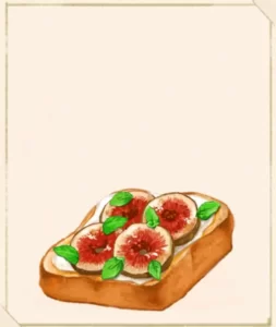 洋菓子店ローズ：図鑑732「いちじくトースト」