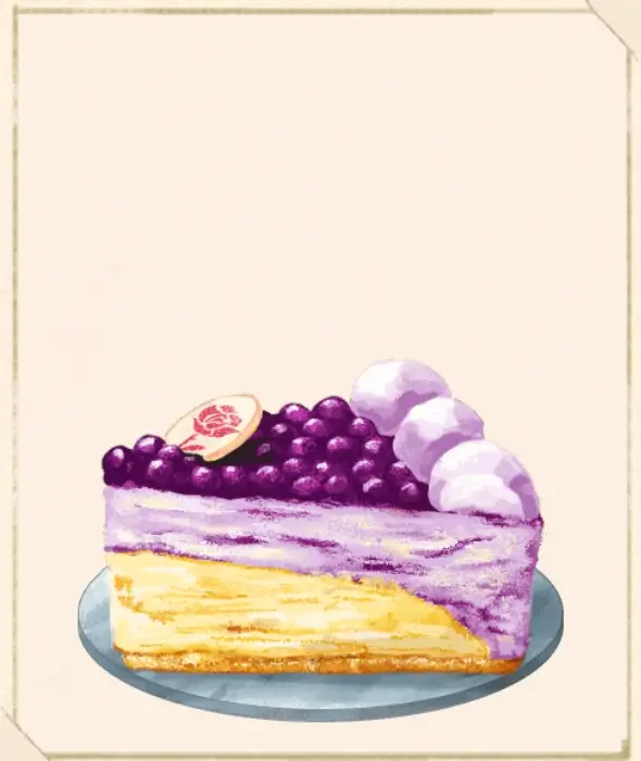 洋菓子店ローズ：図鑑1029_ブルーベリーアイスケーキ