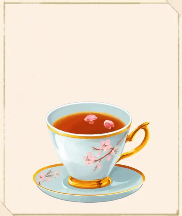 洋菓子店ローズ：図鑑1008_桜の紅茶
