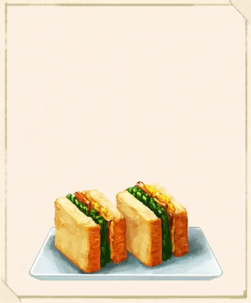 洋菓子店ローズ：図鑑1211_ほうれんそうのサンドイッチ