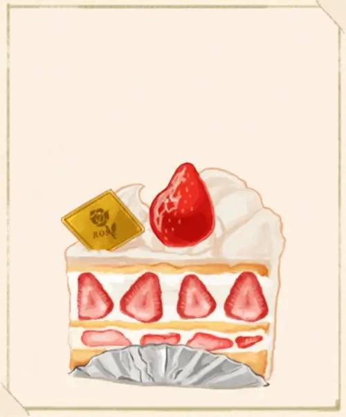 洋菓子店ローズ：変化レシピ001-02_丸ごと苺の断面ショートケーキ