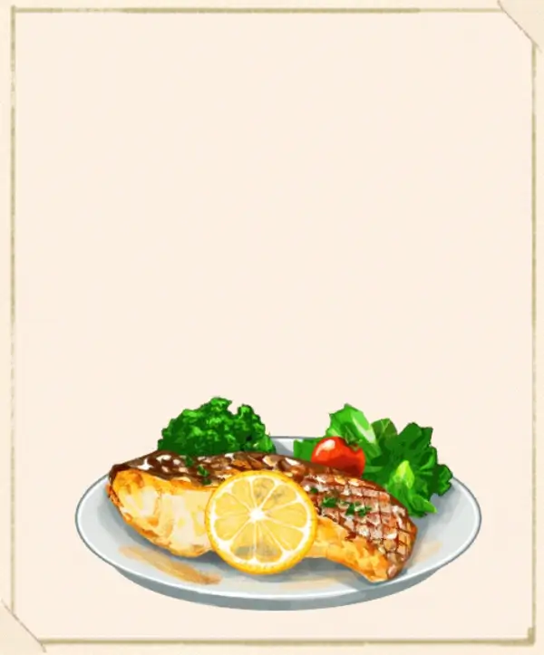 洋菓子店ローズ：図鑑1309_白身魚のレモンソテー